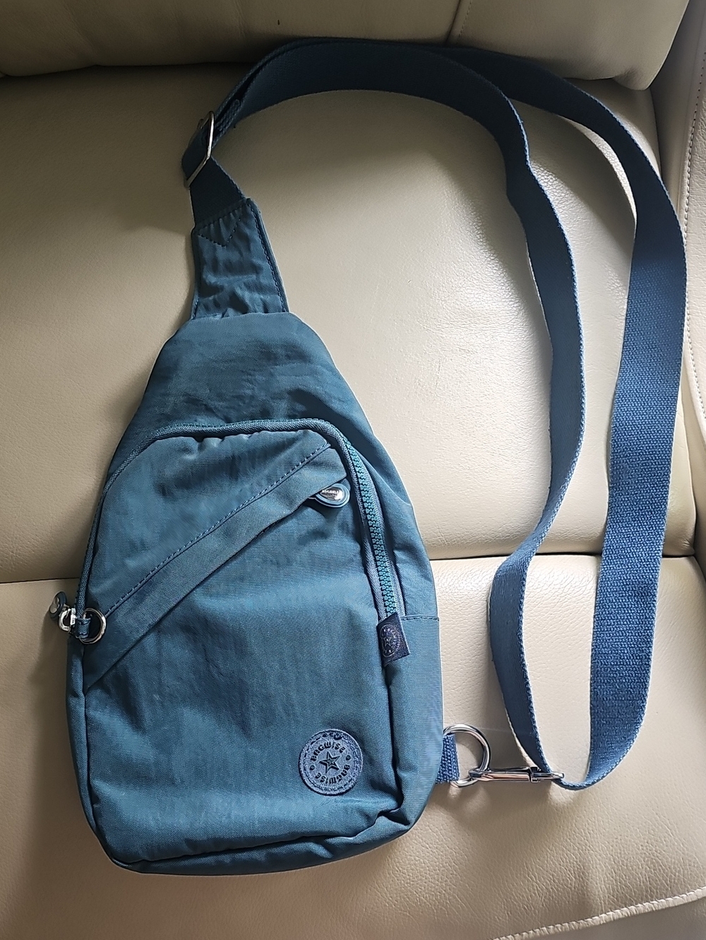 Blue Women's Sling Belt Bag - Casual Crossbody